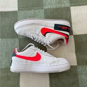 Nike Air Pink and Blue Sneakers